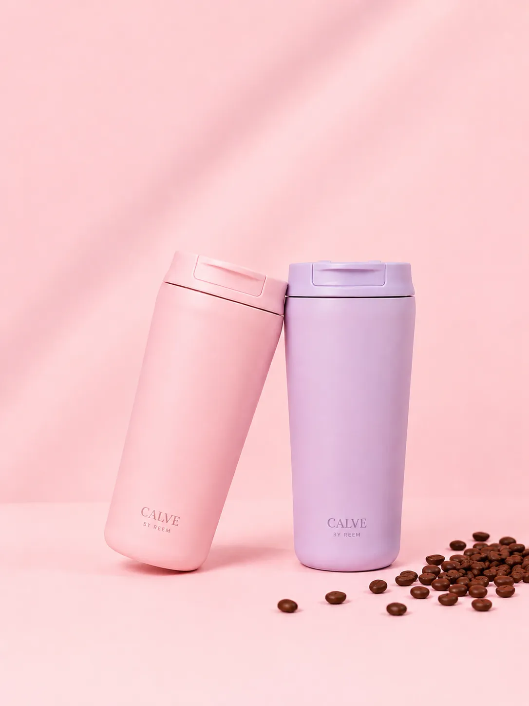CALVE tumblers styled for an elegant daily ritual